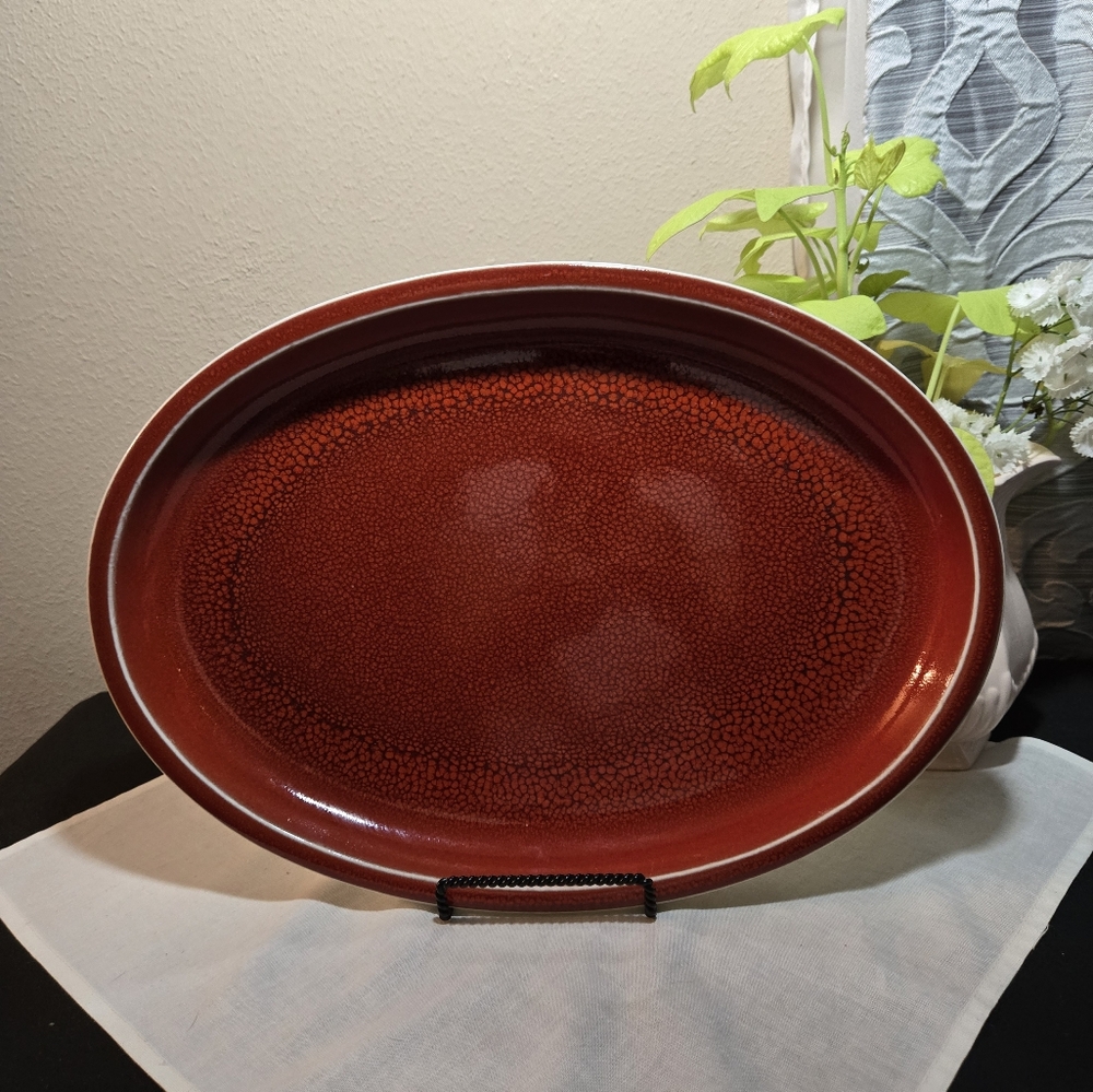 Cantine Oval Stoneware Serving Platter By Jars France For William-Sonoma